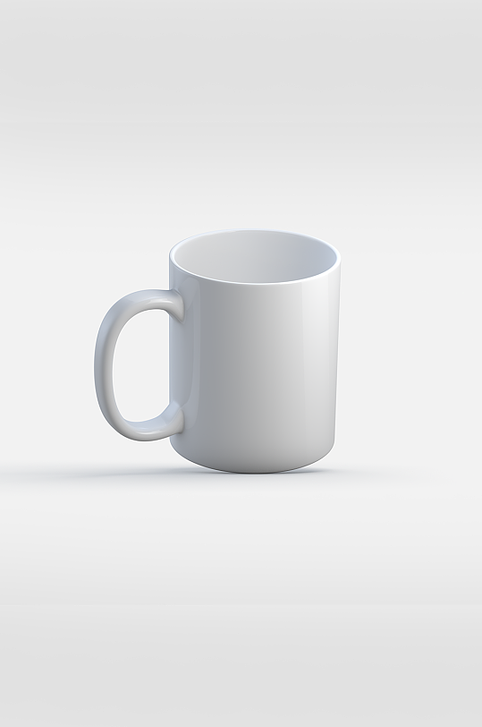 马克杯各角度样机悬空