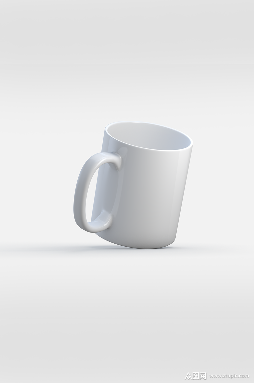 马克杯各角度样机杯壁素材