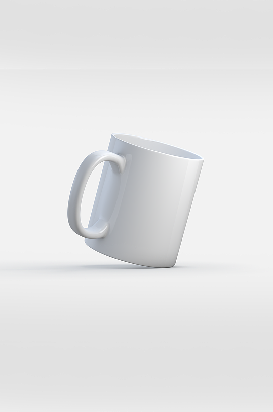 马克杯各角度样机往右倾