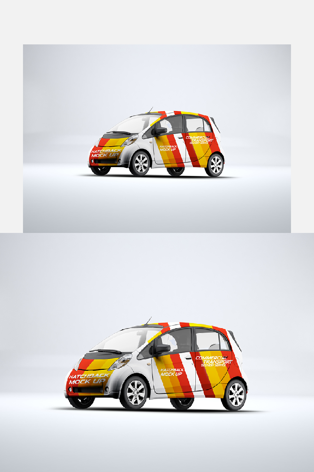 汽车车贴样机左侧车贴素材