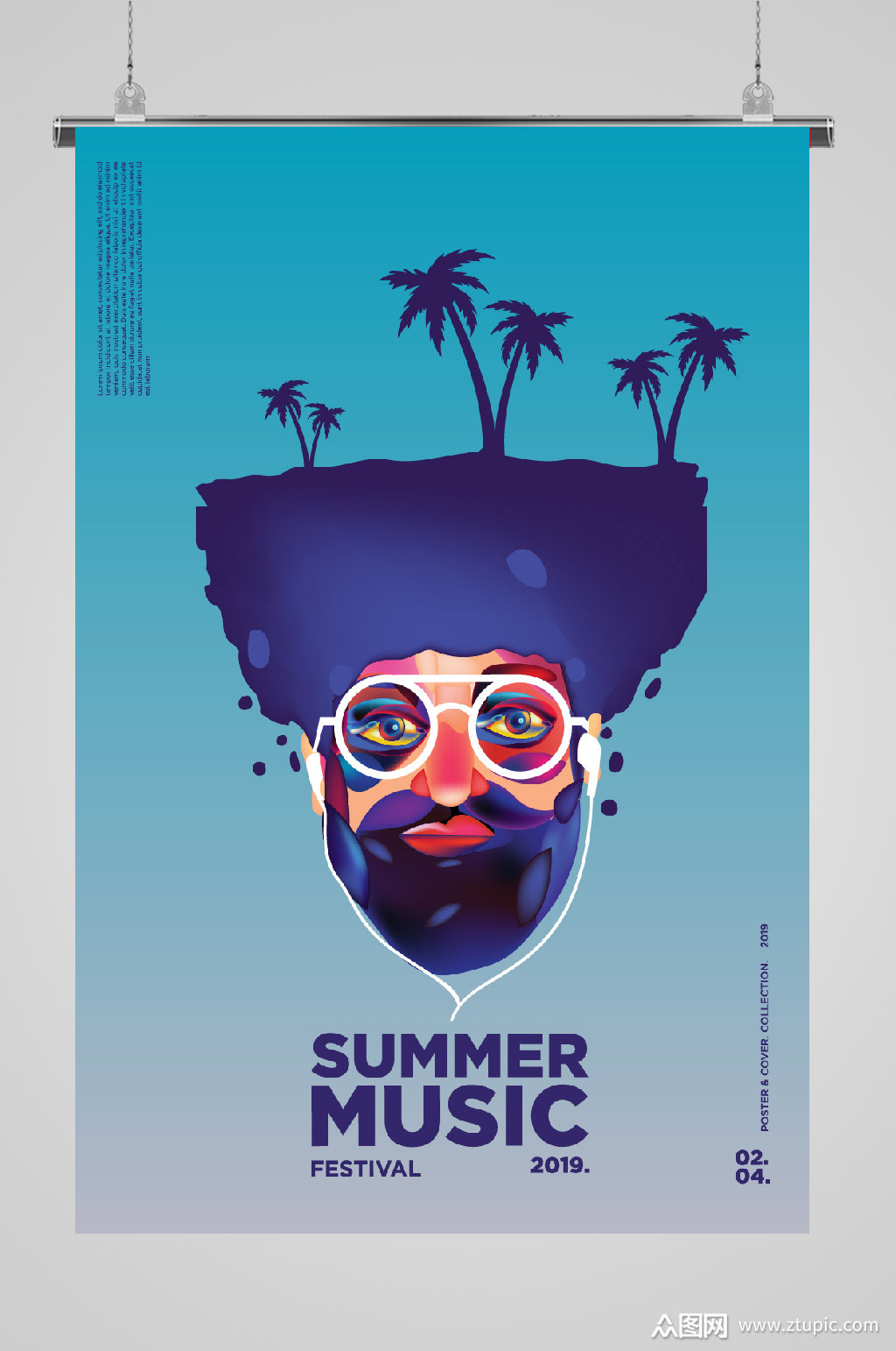 潮流音乐主题创意海报模板下载-编号410026-众图网