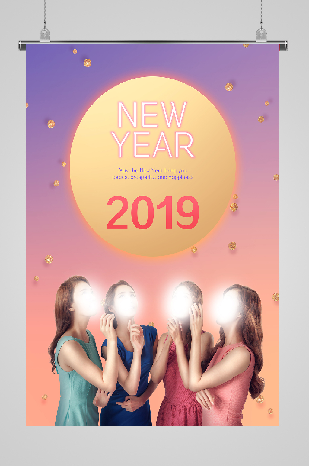 美女庆祝活动派对欢乐美人素材