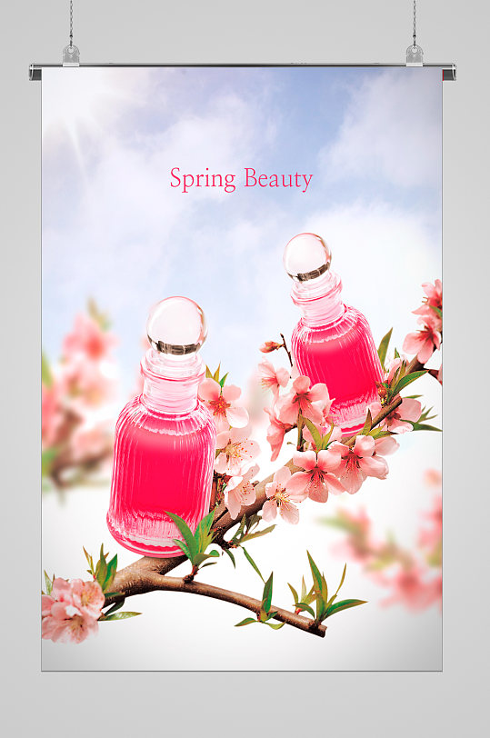 唯美鲜花浪漫花瓣海报香薰