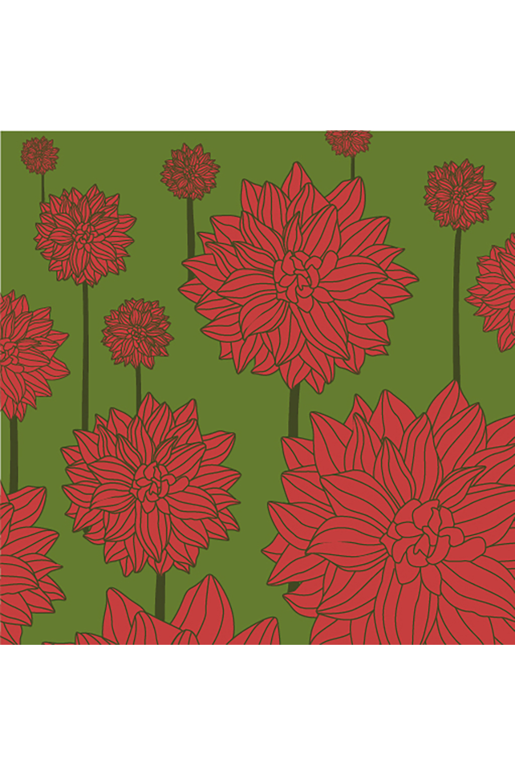 矢量装饰红花纹理图案模板下载-编号855252-众图网