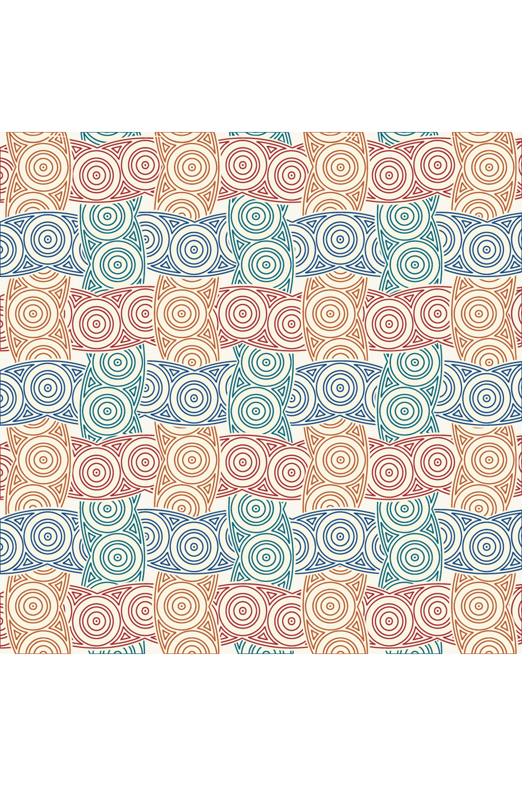 矢量装饰螺旋纹理图案