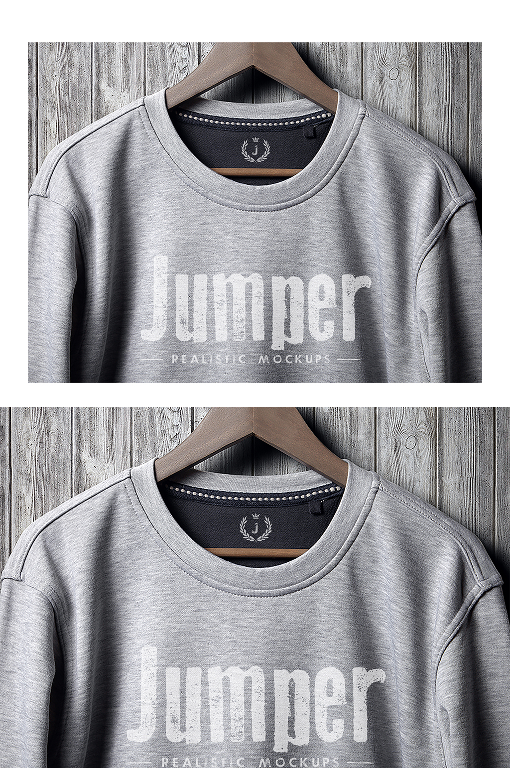 卫衣图标展示灰色宣传样机素材