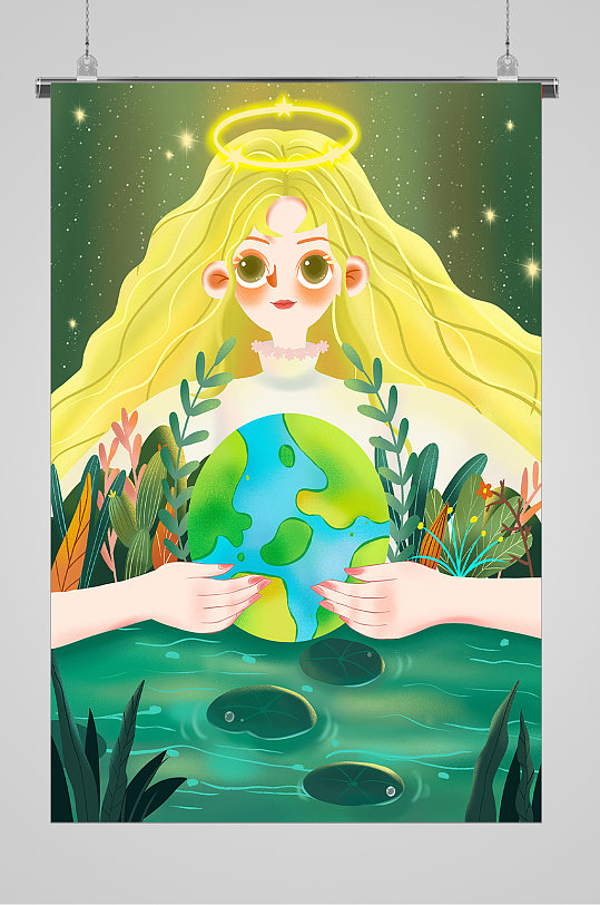 地球日的海报图片-地球日的海报设计素材-地球日的海报模板下载