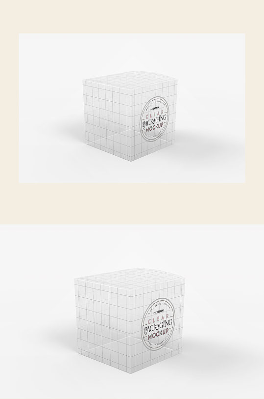 方形食品盒样机宣传