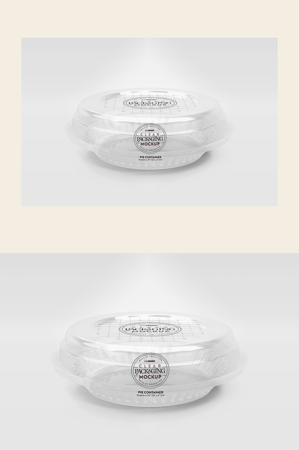 透明食品盒展示宣传样机素材