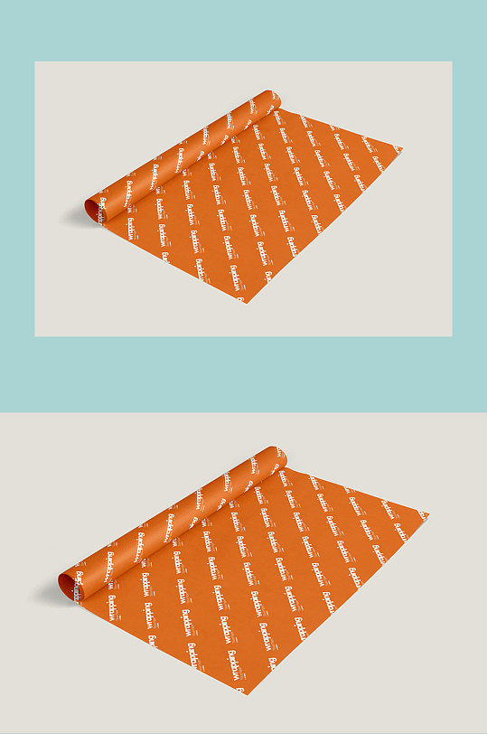 黄色硫酸纸包装纸样机