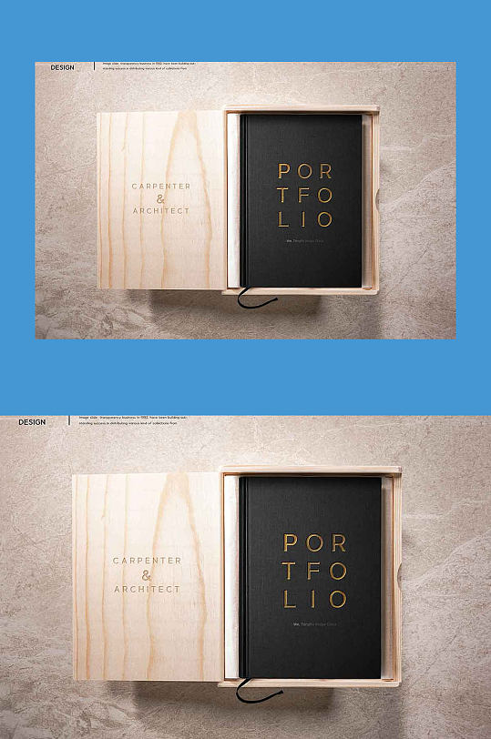 烫金封面笔记本展示样机-众图网