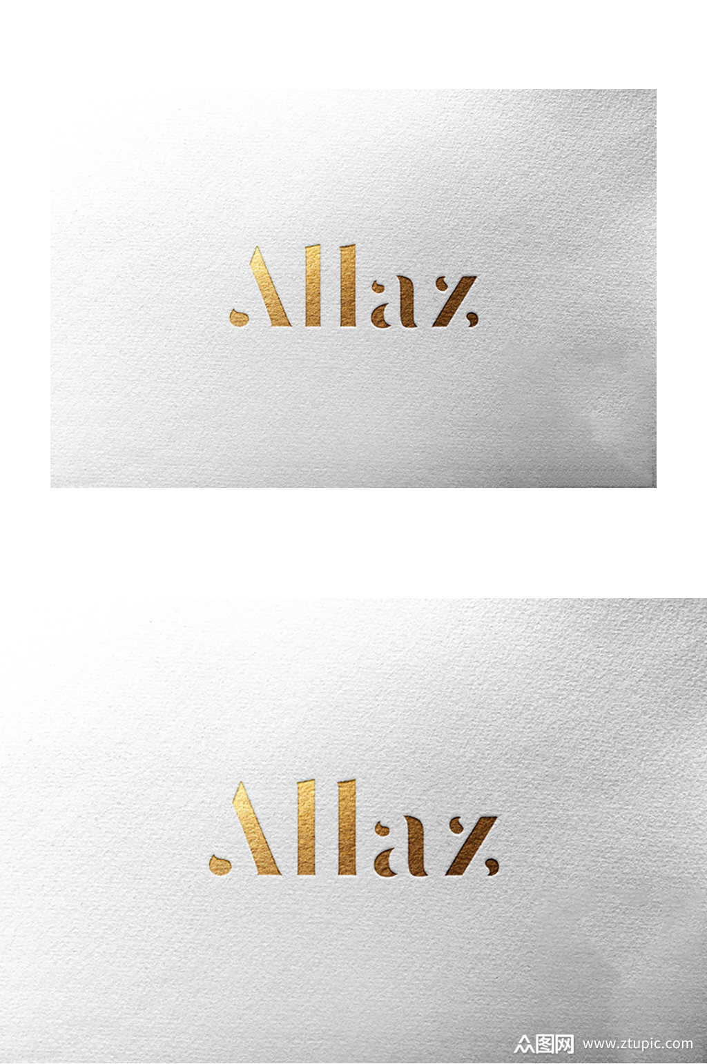 金属质感logo展示