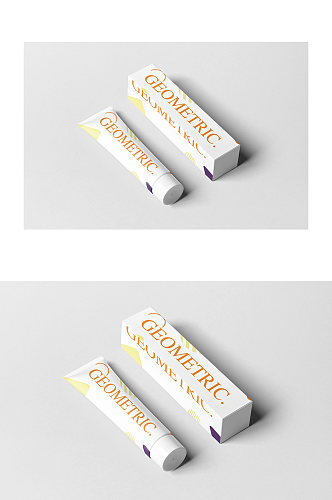 牙膏包装展示宣传样机