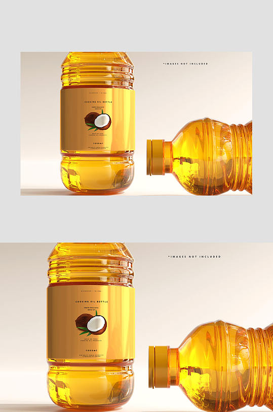 oil椰子油食用油油桶展示宣传样机