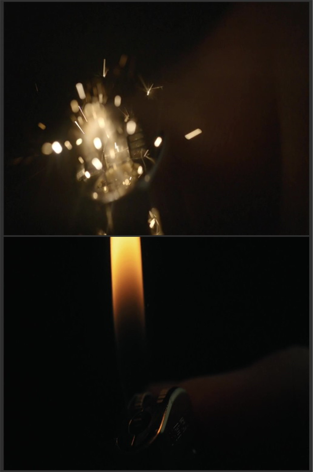高清拍摄慢动作点火器素材