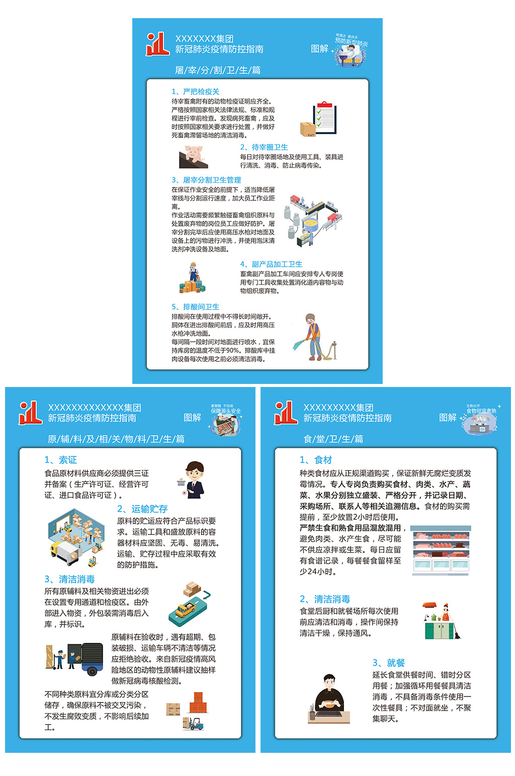 工厂新冠肺炎疫情防控指南素材