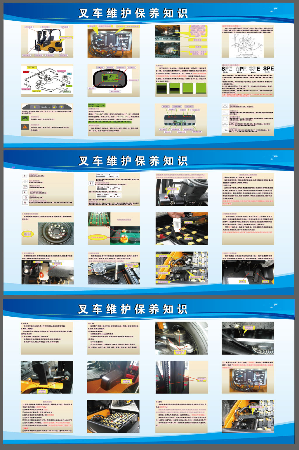 企业叉车安全保养知识素材