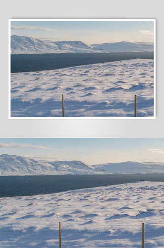 冬日白雪覆盖景观雪景图片