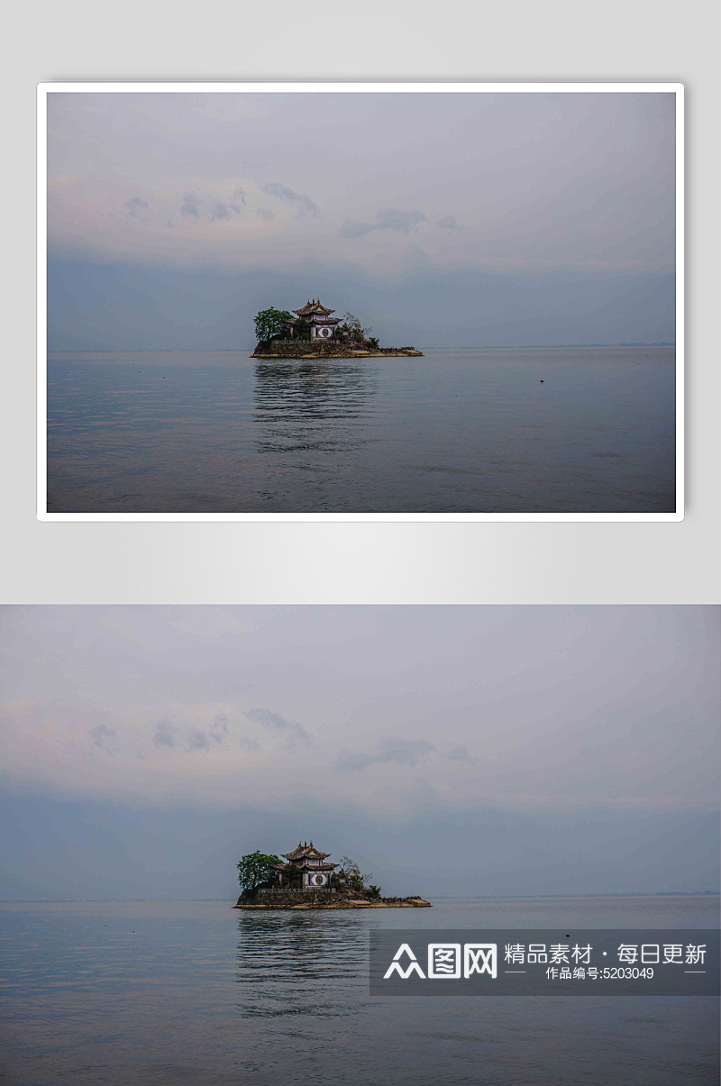 大理洱海风景图片素材