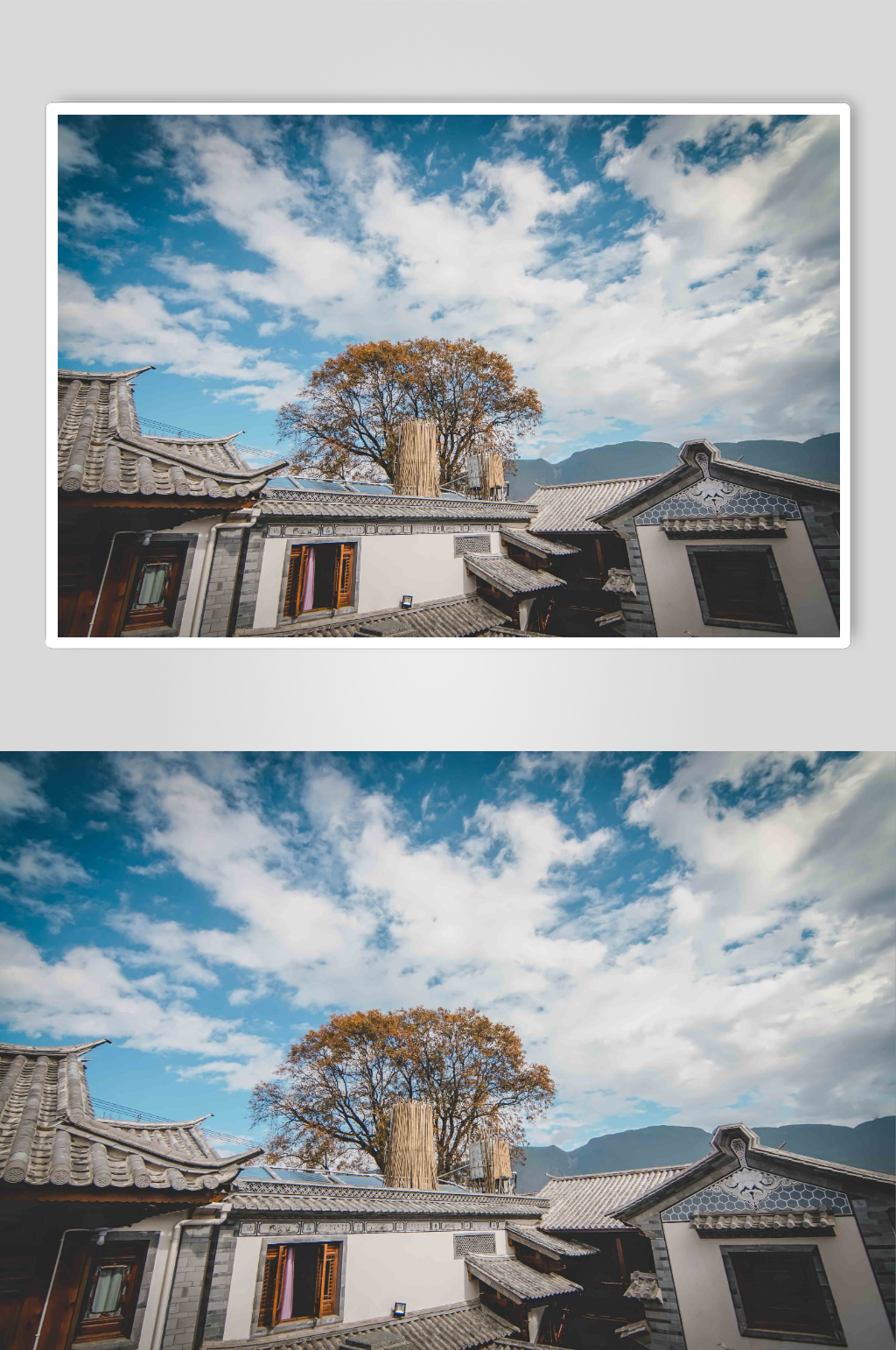 云南大理白族民居图片素材
