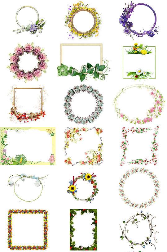 Word透明边框图片 Word透明边框设计素材 Word透明边框模板下载 众图网