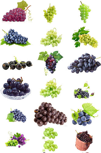 新鲜水果葡萄免抠png图片素材
