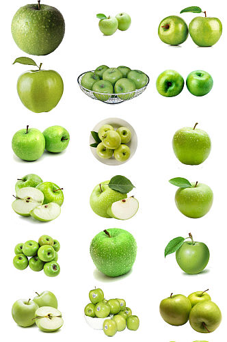 水果青苹果免抠png透明素材