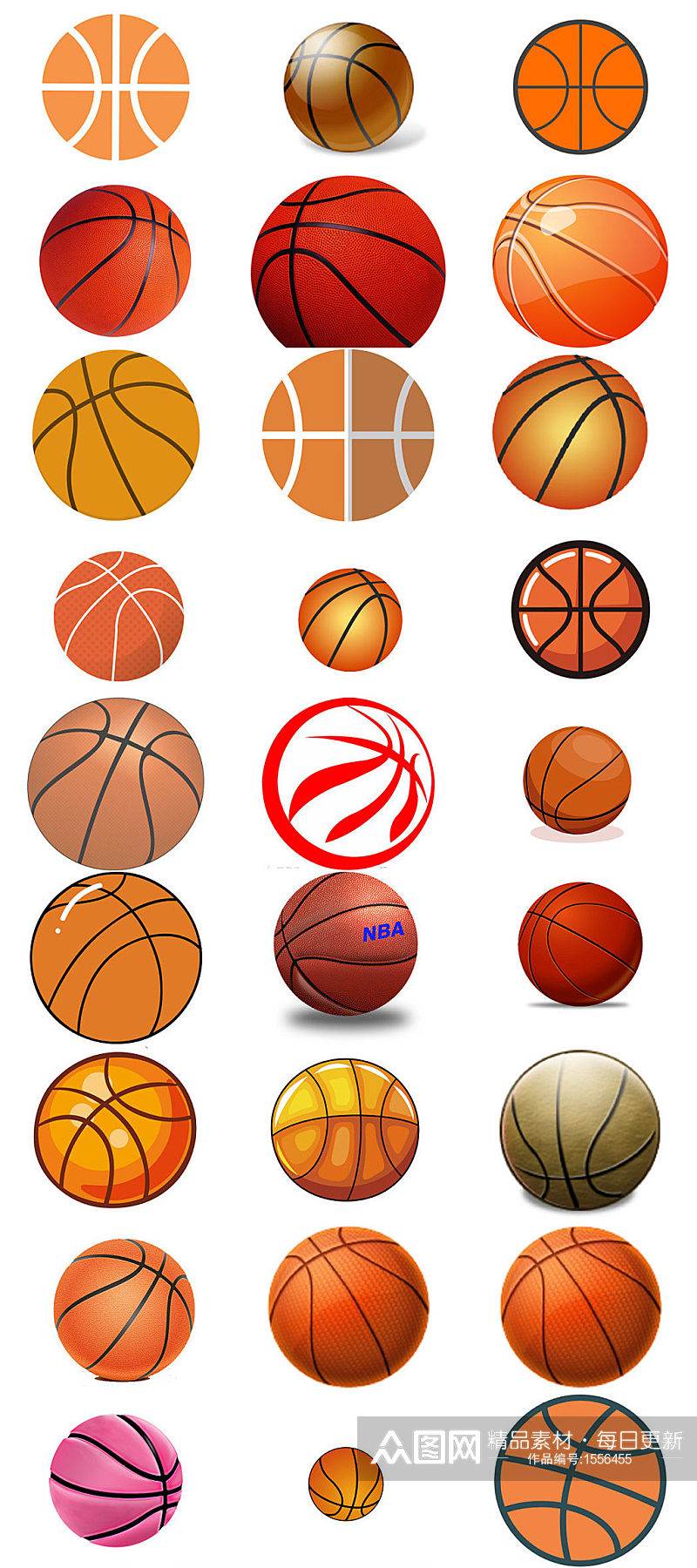 卡通篮球设计素材篮球卡通免抠图片素材