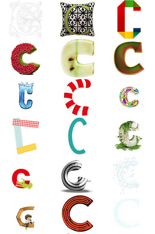创意字母c图片-创意字母c素材下载-众图网