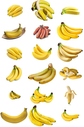 新鲜香蕉ps元素素材免抠图