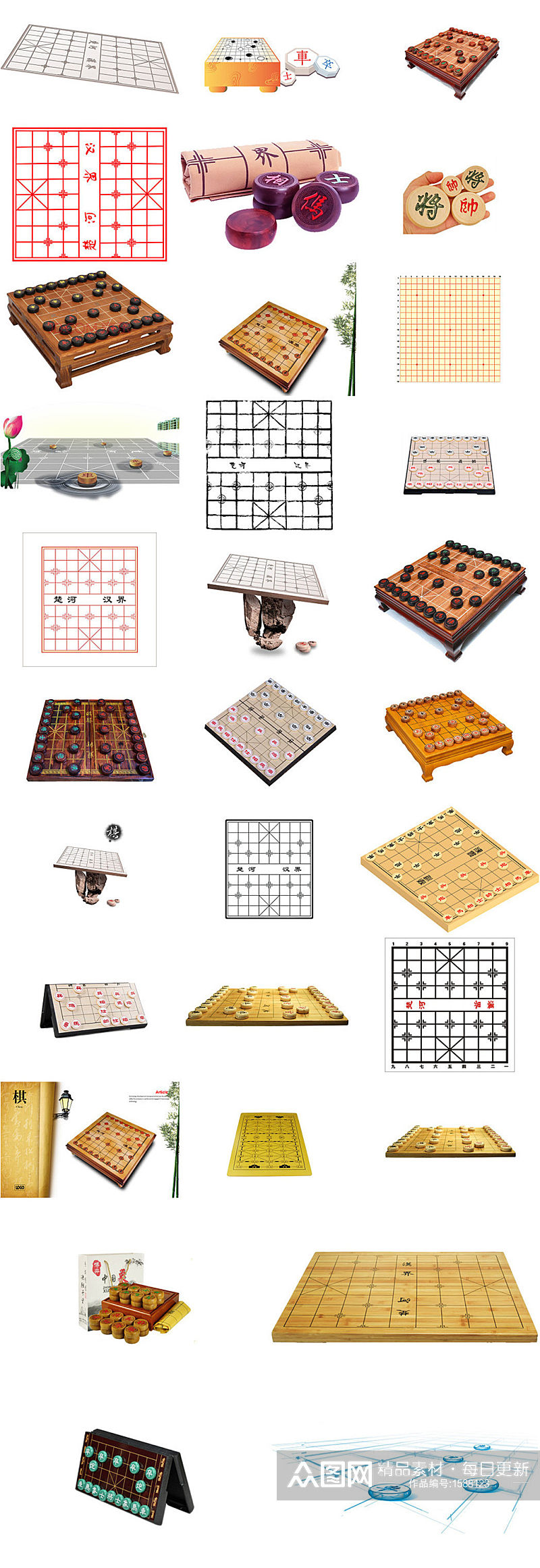 卡通象棋棋盘免抠png设计素材素材