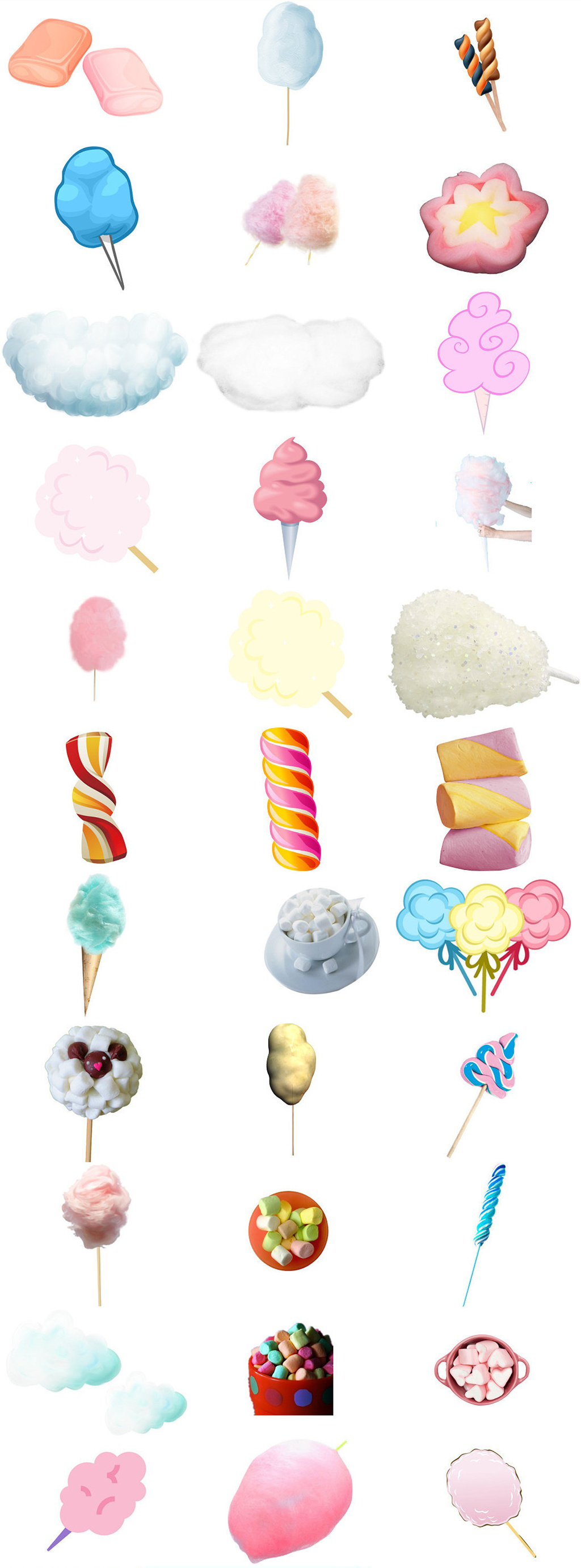 棉花糖广告 设计图图片
