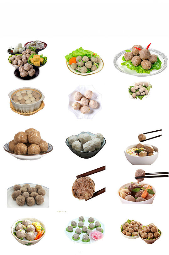 美食牛肉丸免抠png透明素材