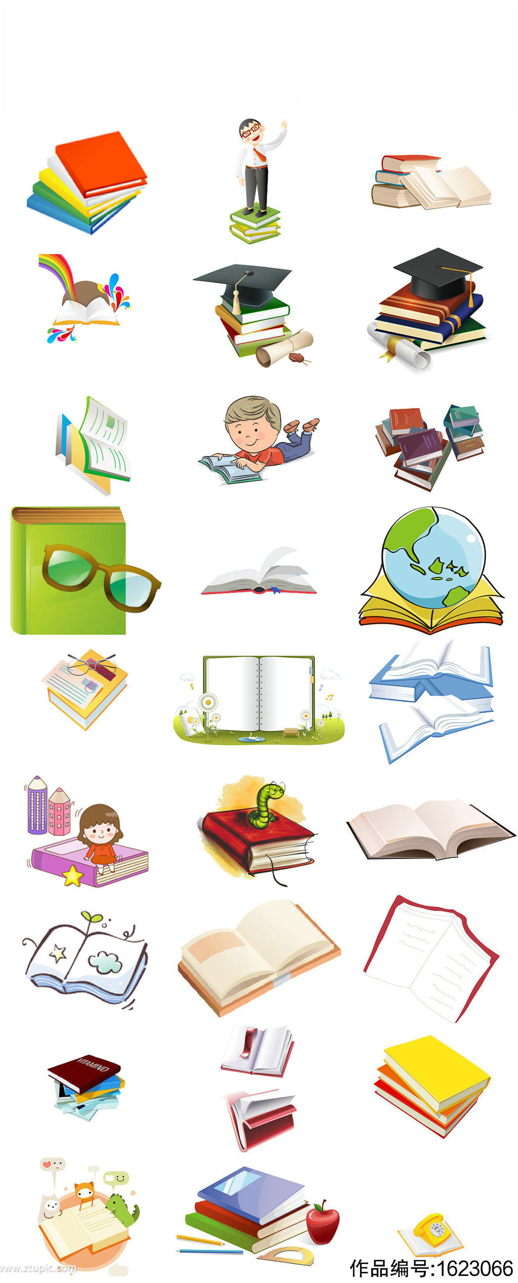 教材卡通,卡通,卡通人物_大山谷图库