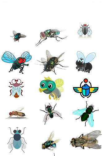 动物昆虫苍蝇免抠png图片