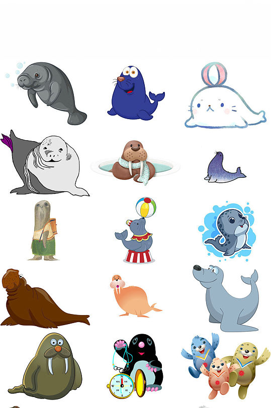 动物海狮免抠png透明素材