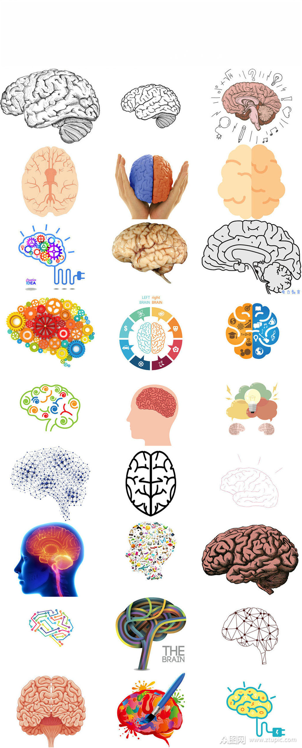 大脑创意图片素材下载