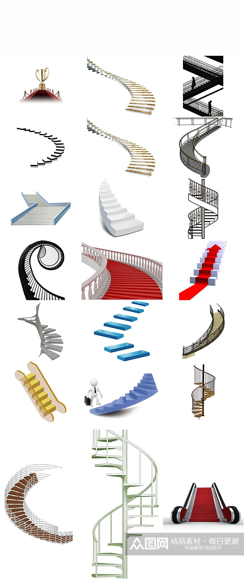 成功楼梯造型设计图素材