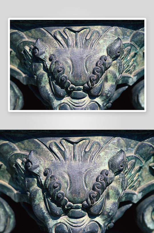 青铜器浮雕图片摄影16