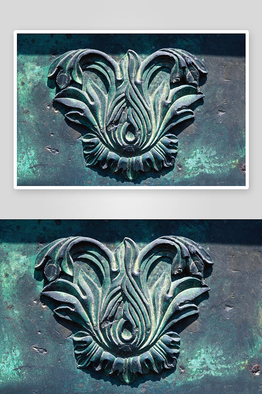 青铜器浮雕图片摄影18