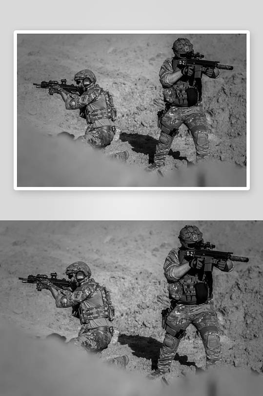 持槍的軍人圖片攝影7