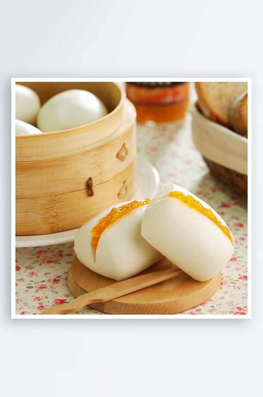 軟糯的饅頭圖片攝影3