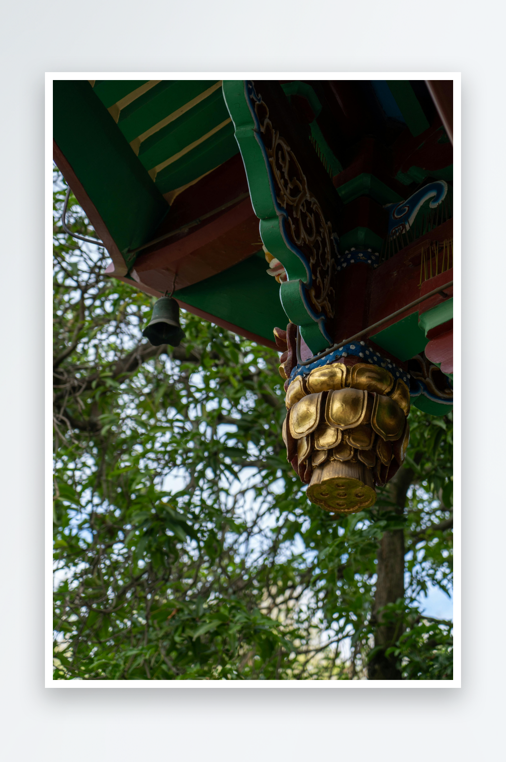 古建筑屋檐细节特写素材