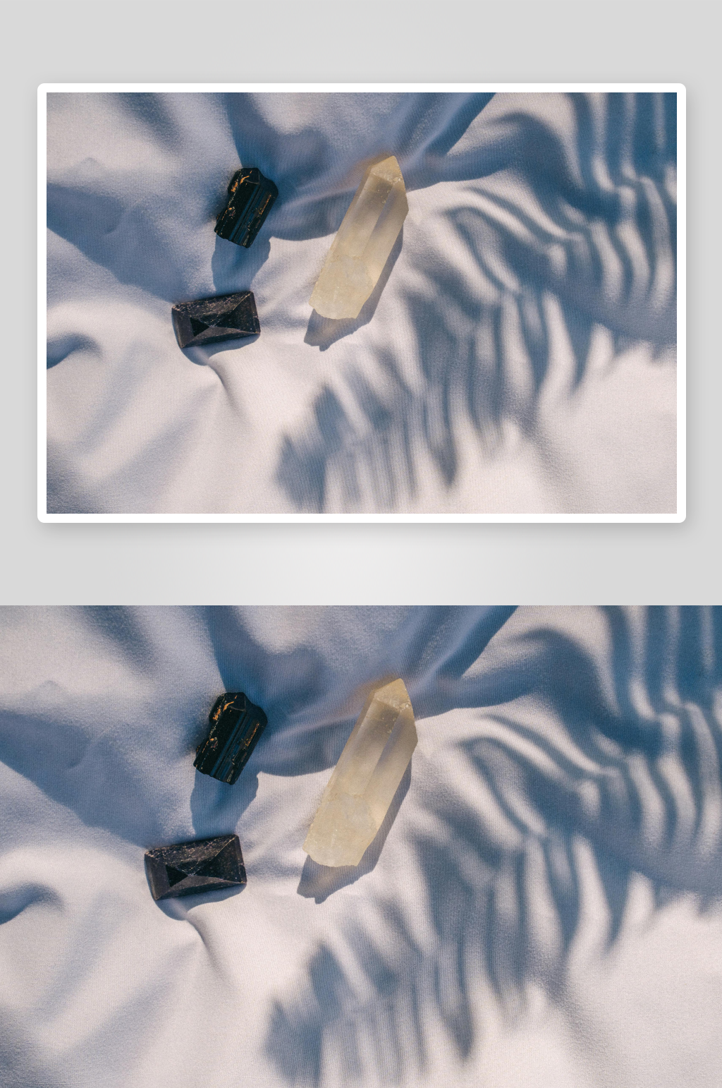 晶体矿物光影静物特写素材