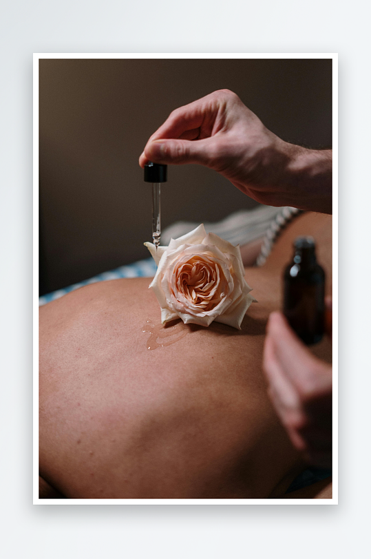 玫瑰精油护理照片-众图网
