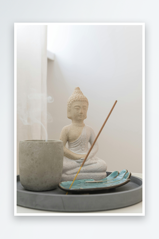 禅意摆件静谧氛围-众图网