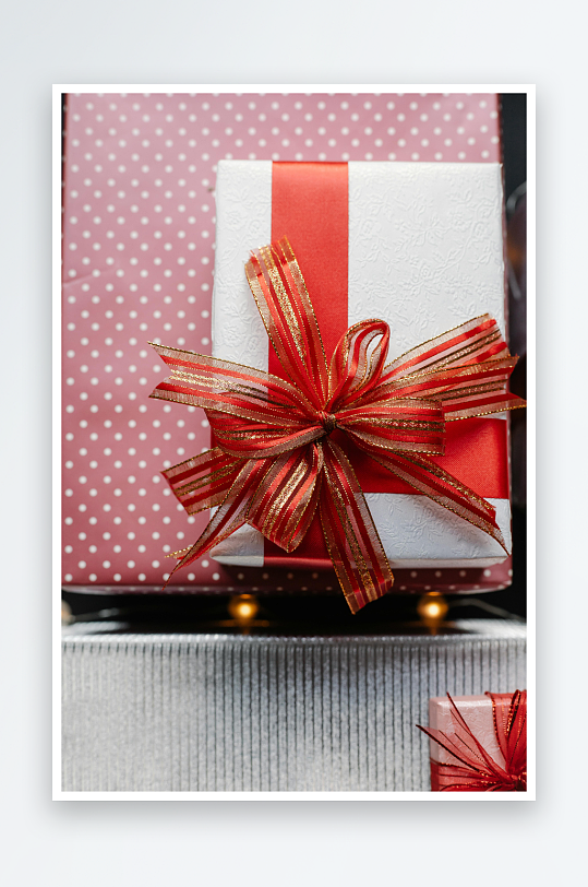 精美礼盒包装细节特写-众图网