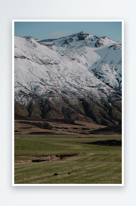 雪山草原风光照片-众图网