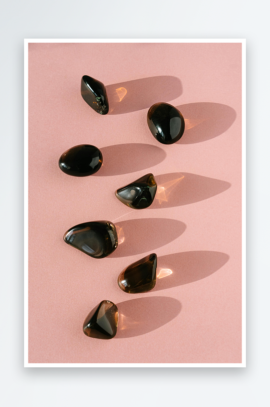 黑色宝石排列光影效果-众图网