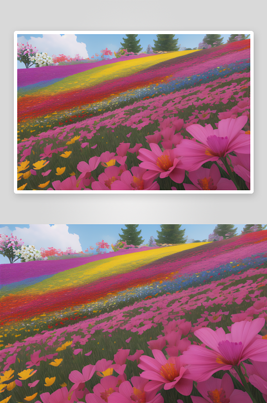 野花的色彩之谜视觉